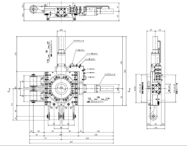 High precision XY manipulator